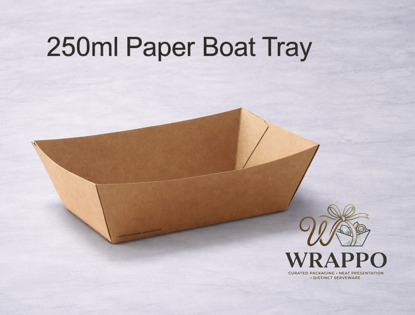 250 ML Kraft Paper Boat Tray