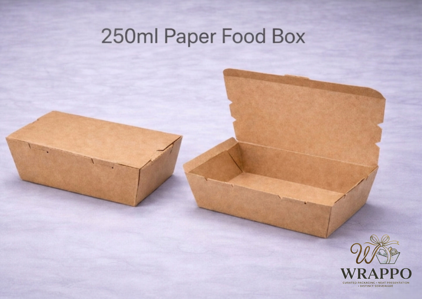 250 ML Kraft Paper Food Box