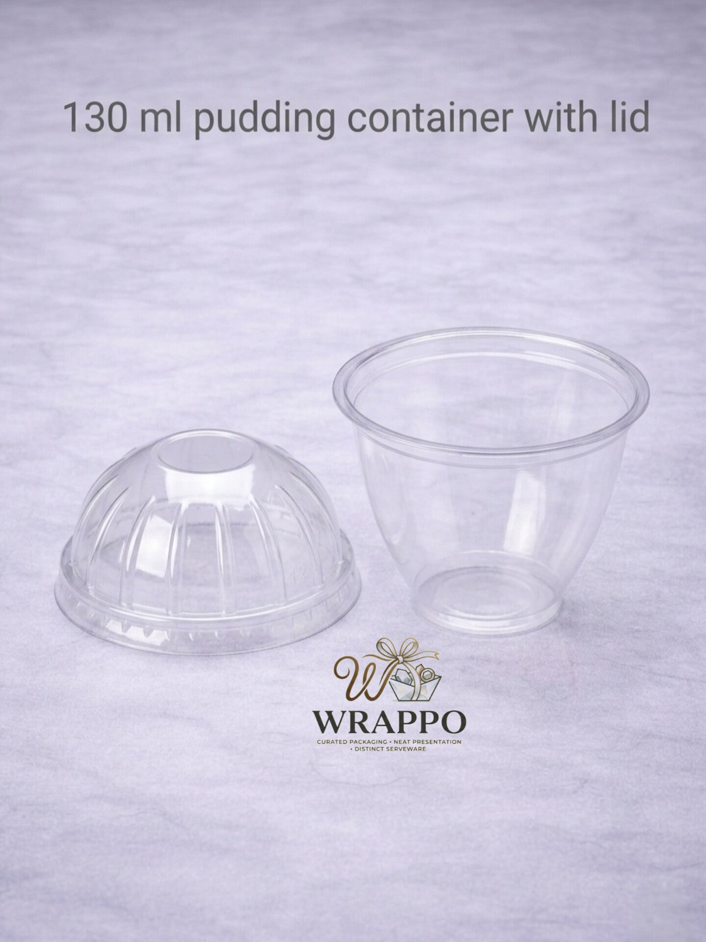 130 ML Pudding Cup With LID