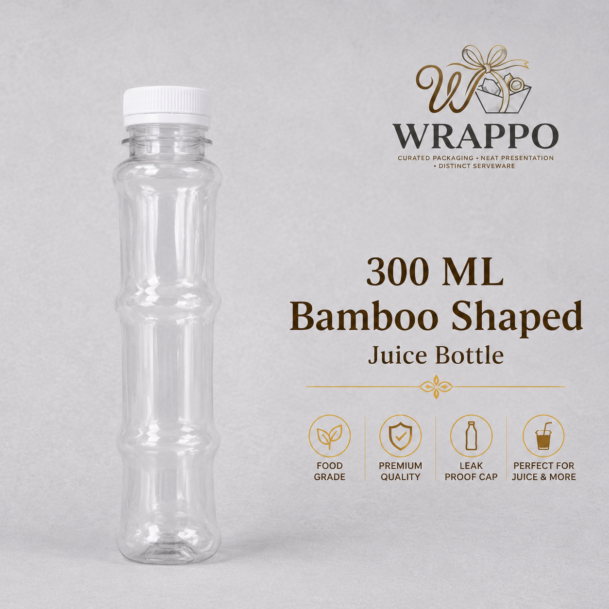 300 ML Bamboo Juice Bottle
