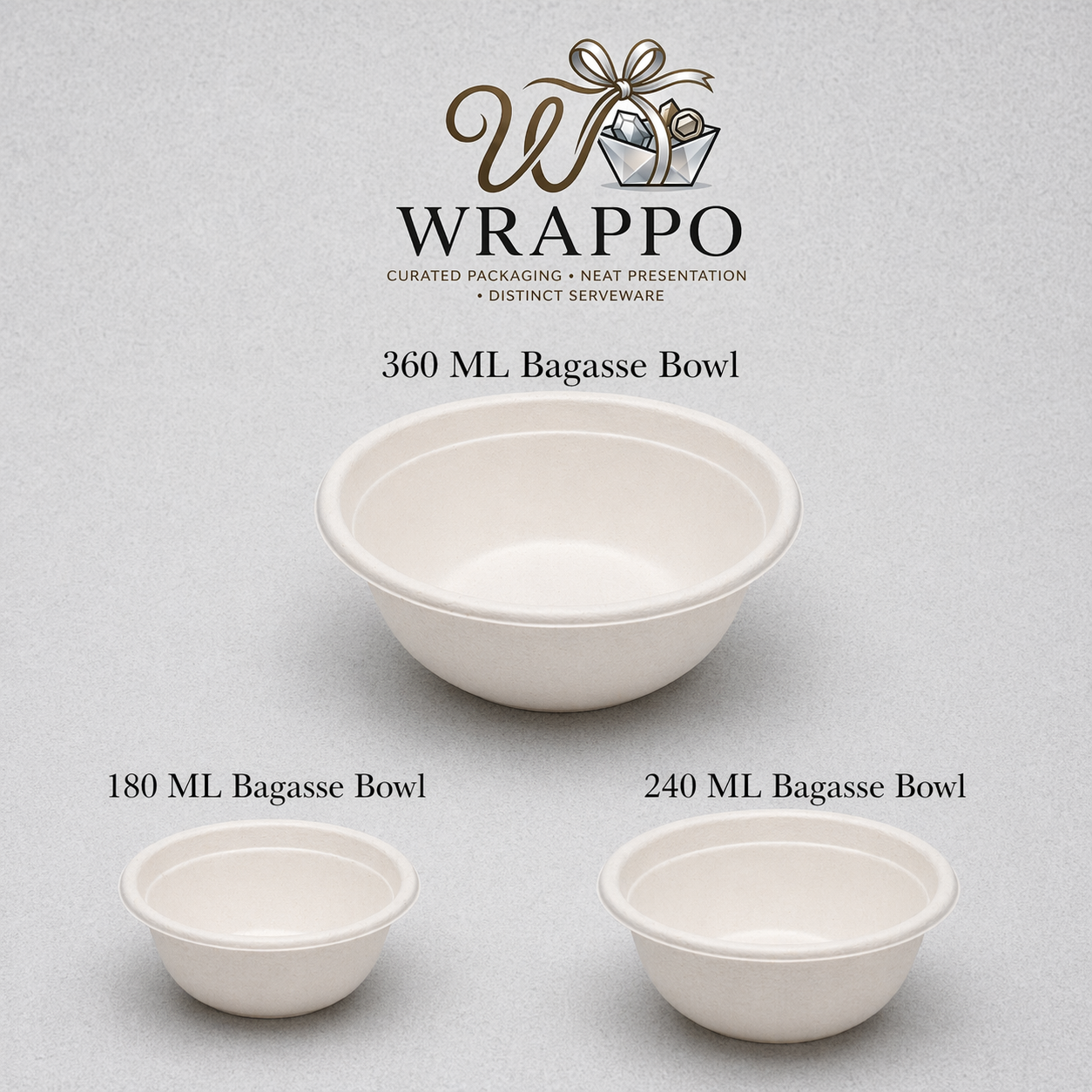 240 ML Bagasse Bowl