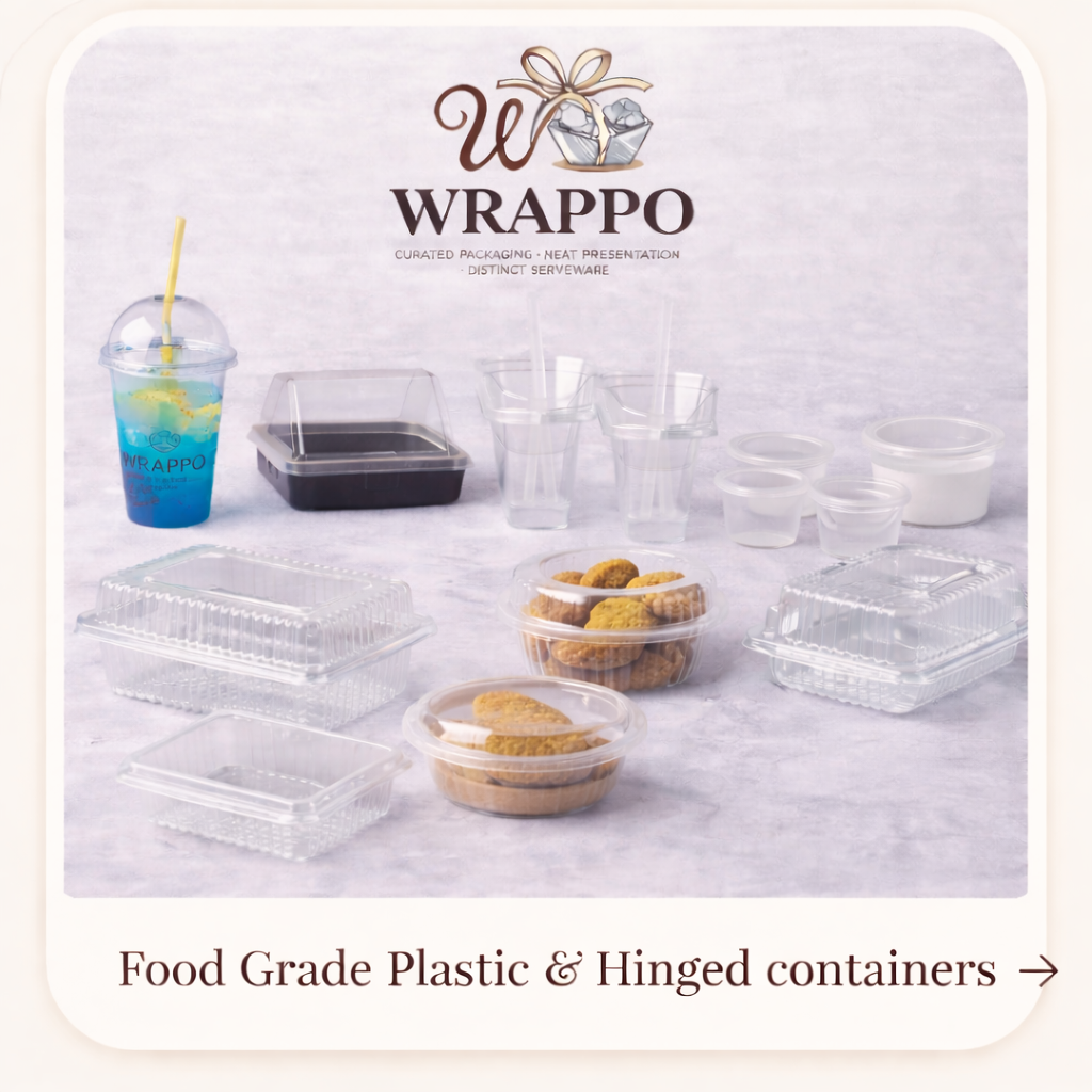 Food Grade Plastic & Hinged containers