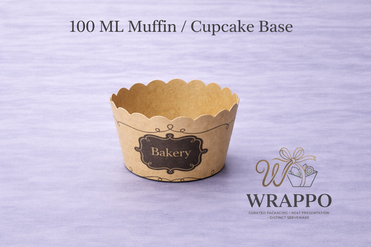 100 ML Brown Muffin Cup