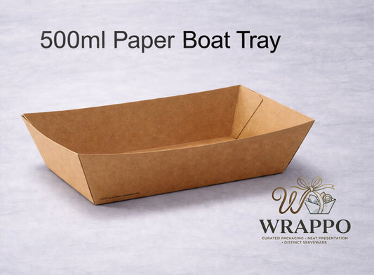 500 ML Kraft Paper Boat Tray