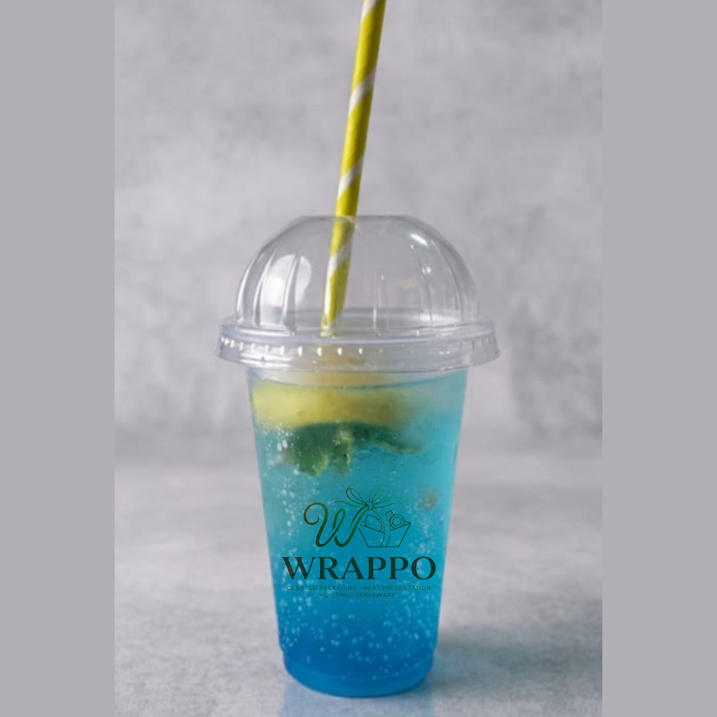 300 ML PET Glass with Dome Lid