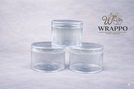240 ML Round Transparent Dessert Container