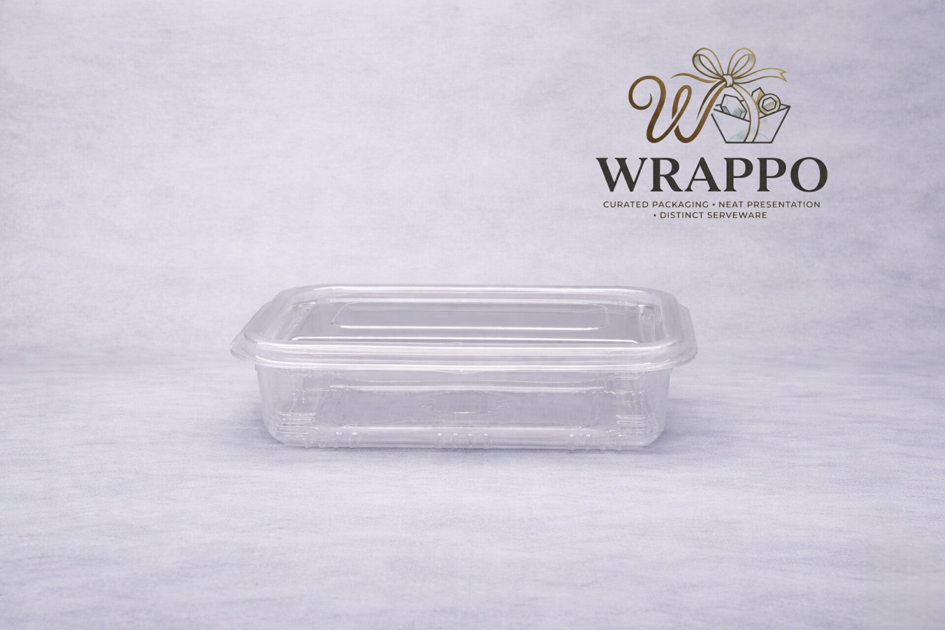 150ml Flat Hinged Box for Food Packing – Wrappo