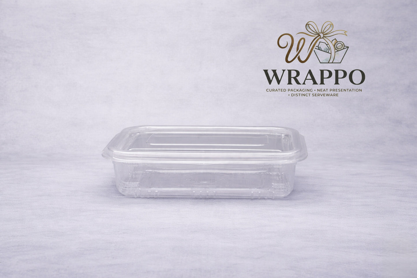 150 ML Clear Hinged Box