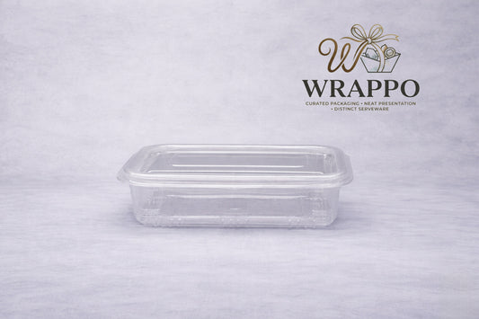 150 ML Clear Hinged Box