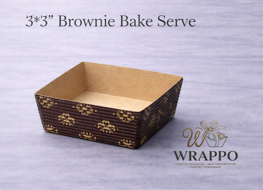 3*3 Brownie Bake & Serve