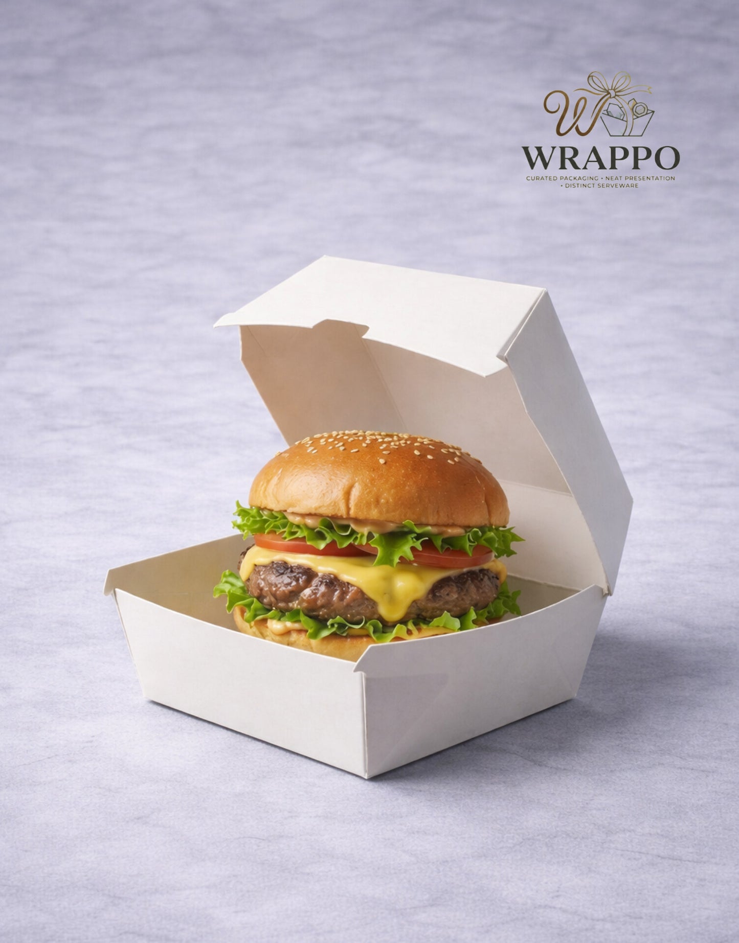 6*6 Burger Box ITC Paper