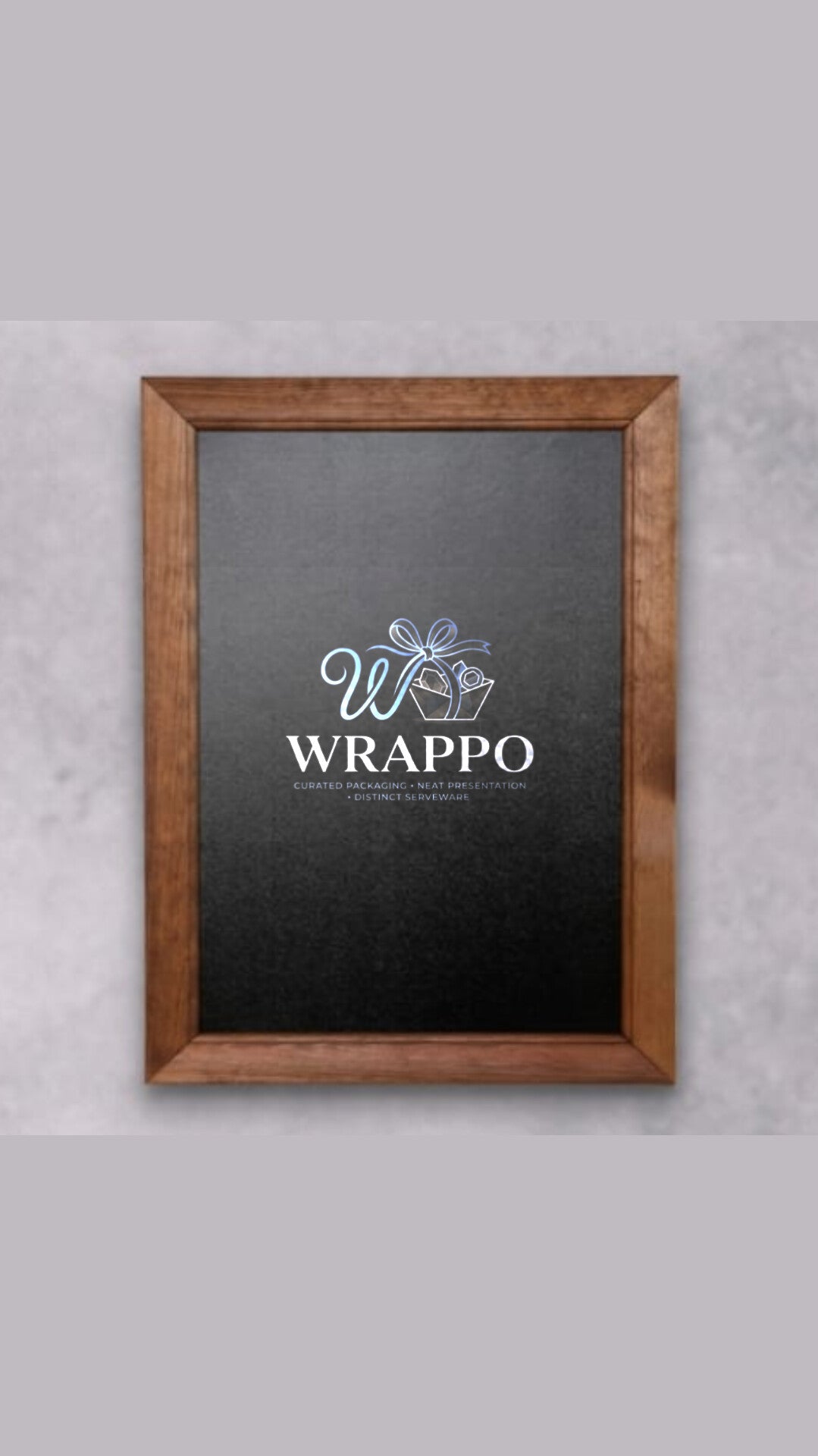 A1 Size Wooden Frame Black Board