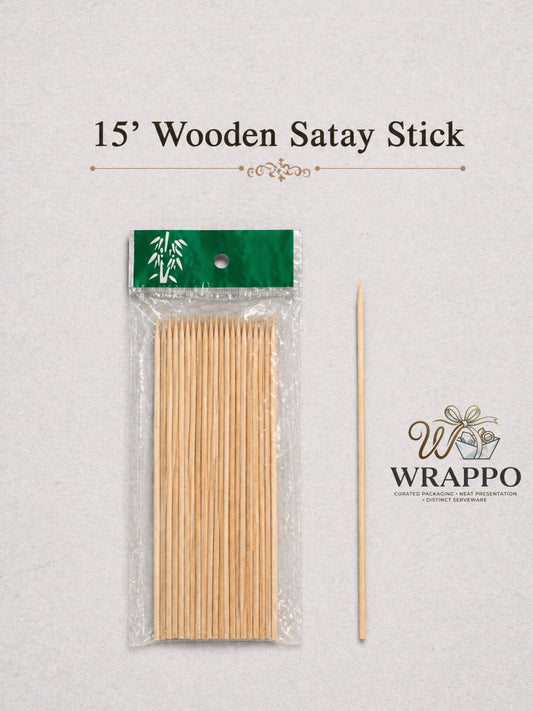 15" Wooden Satay Stick