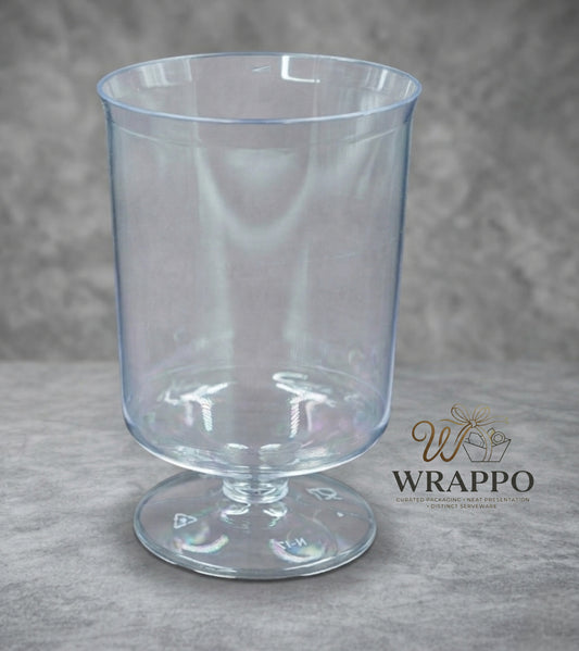 150 ML Premium Transparent Square Stand Dessert Cup