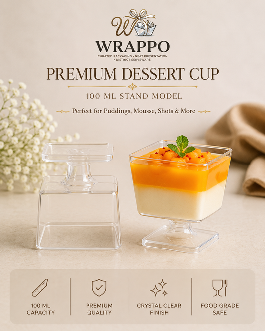 100 ML Dessert Cup With Stand