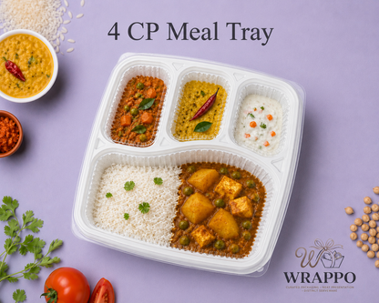 4CP Meal Tray With LID