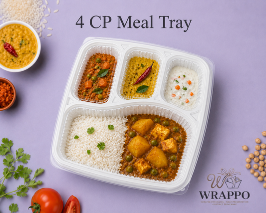 4CP Meal Tray With LID