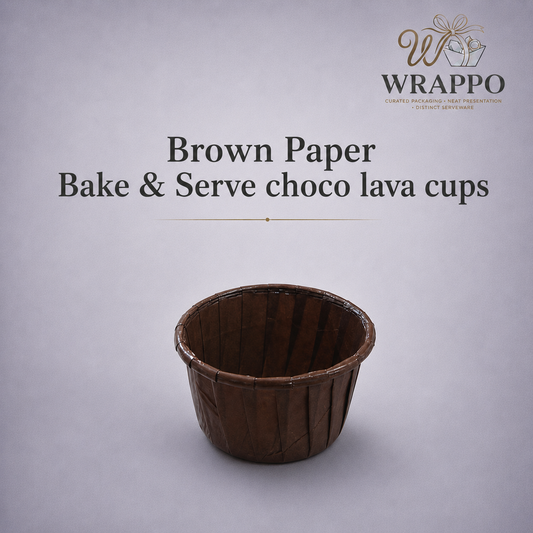 Brown Paper Bake & Serve Choco Lava Cups