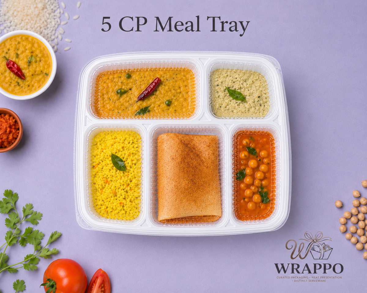 5 CP Meal Tray with LID