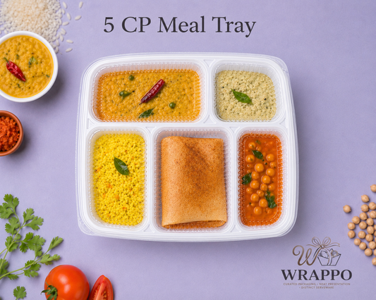 5 CP Meal Tray with LID