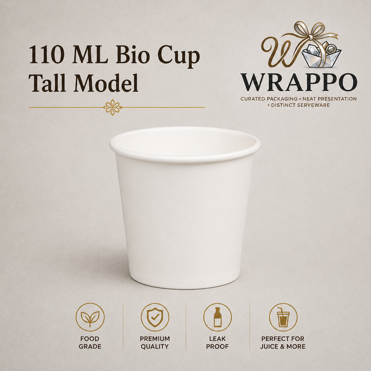 110 ML Bio Cup Tall Model