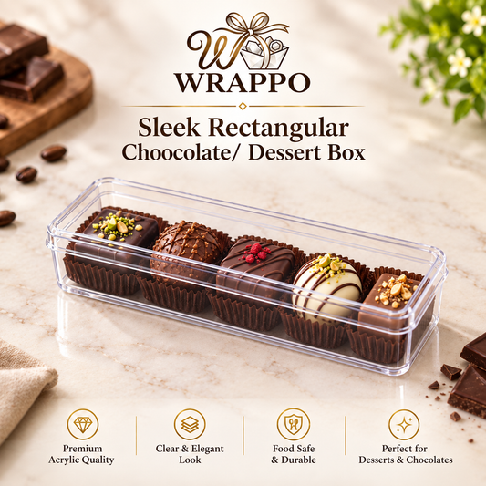 Sleek Rectangular Choocolate/ Dessert Box