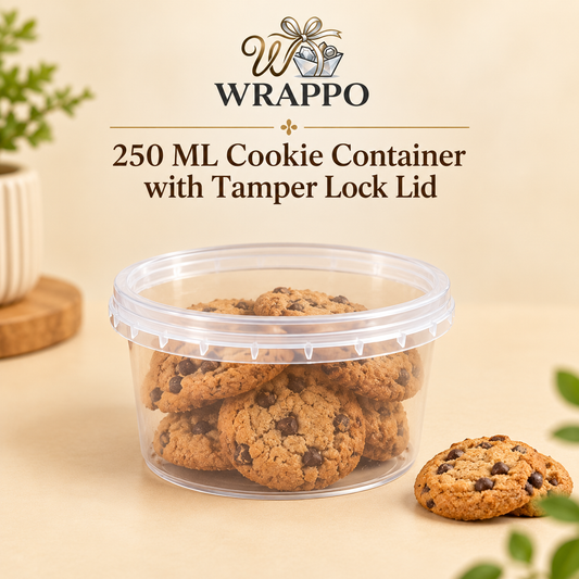 250 ML Cookie Container With Tamper Lock